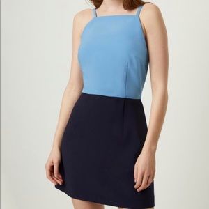 French Connection Bon Blue & Dutch
Blue Color Block Sleeveless.